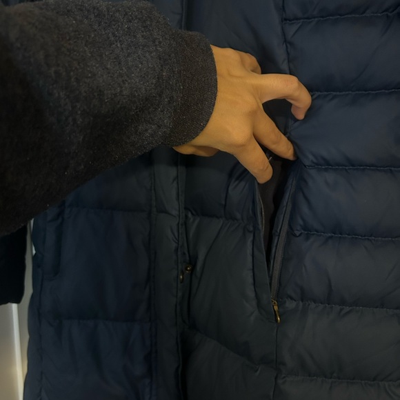 Eddie Bauer Women's Blue Down Puffer Coat - Picture 2 of 11